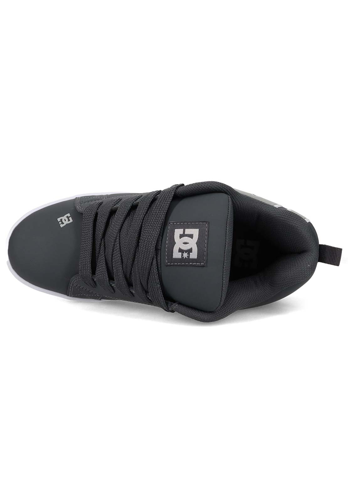 DC Men's Court Graffik SE Skate Shoes Dark Grey/Grey