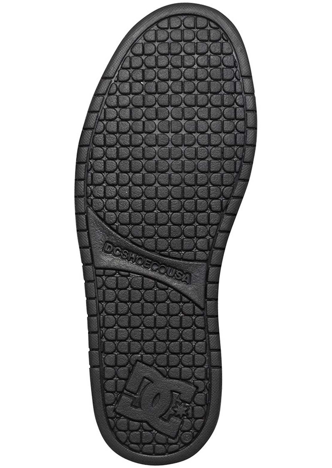 DC Men's Court Graffik Skate Shoes Black/Black/Black