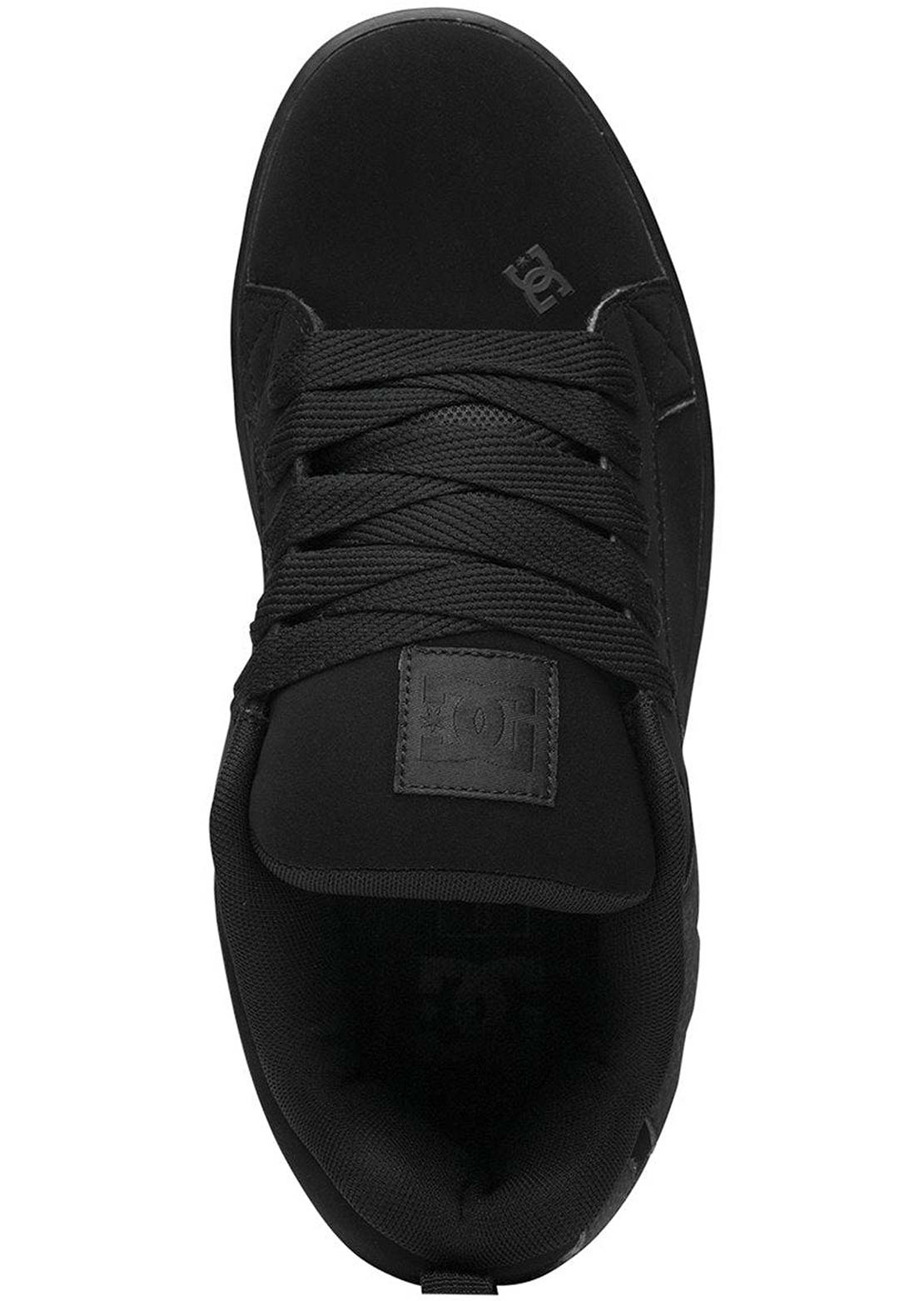 DC Men's Court Graffik Skate Shoes Black/Black/Black