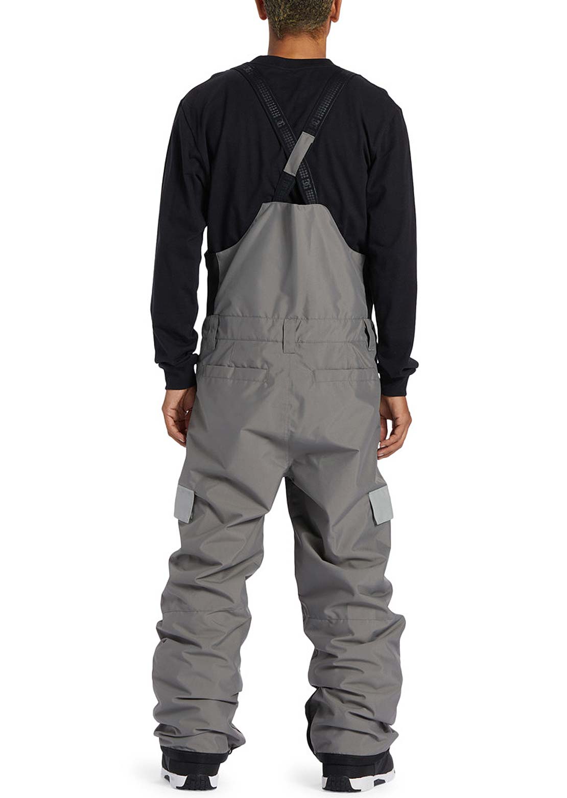 DC Men&#39;s Docile Bib Pants Pewter