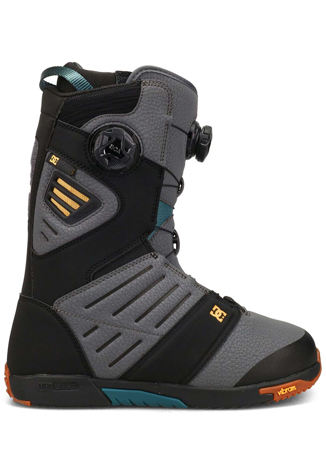 DC Men's Judge Snowboard Boots Grey/Tan/Teal