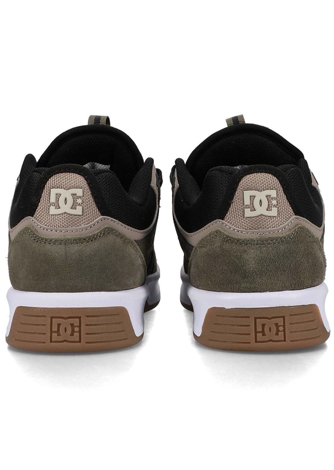 DC Men's Kalynx Zero S Skate Shoes Dark Grey/Olive Taupe
