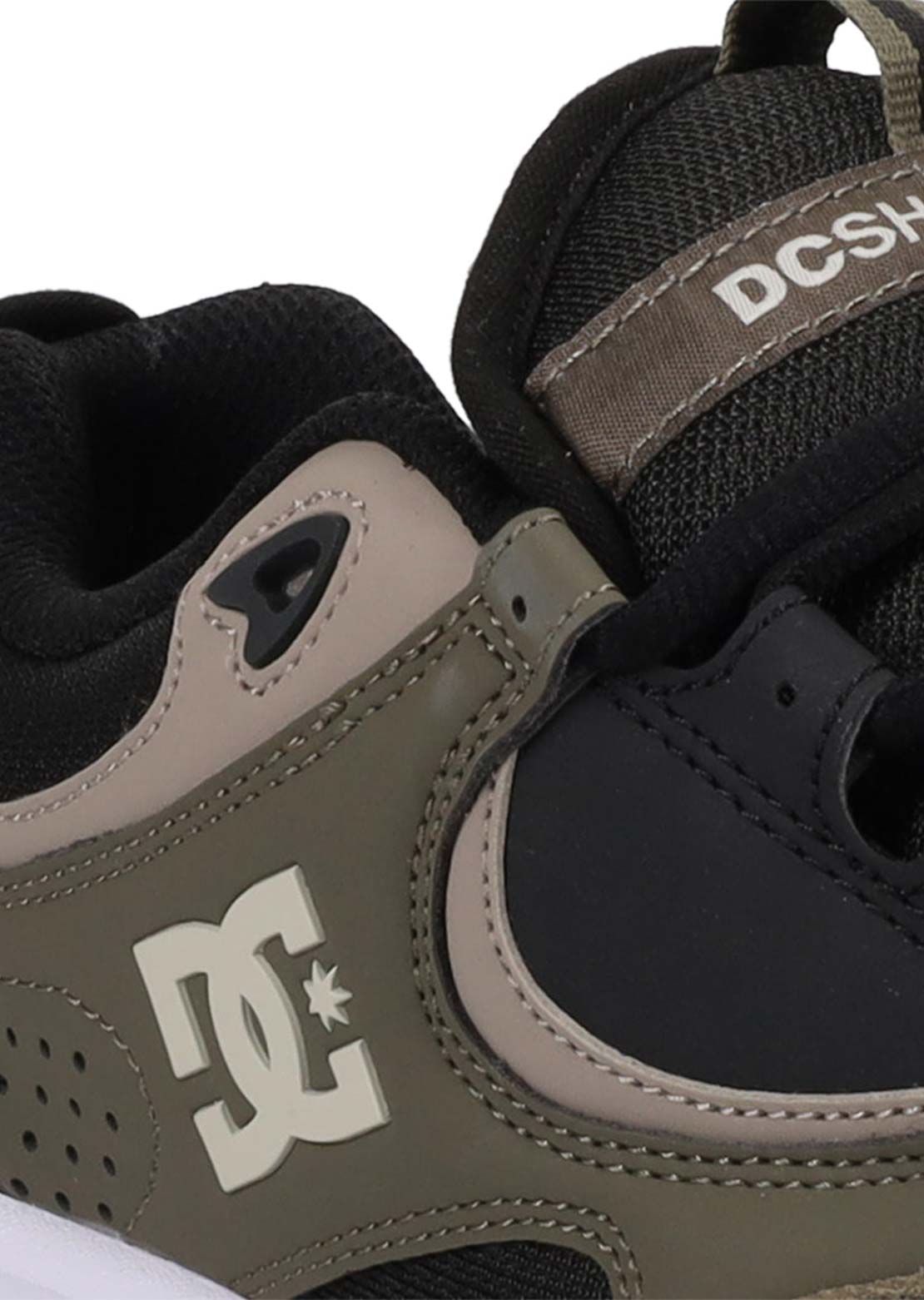 DC Men's Kalynx Zero S Skate Shoes Dark Grey/Olive Taupe