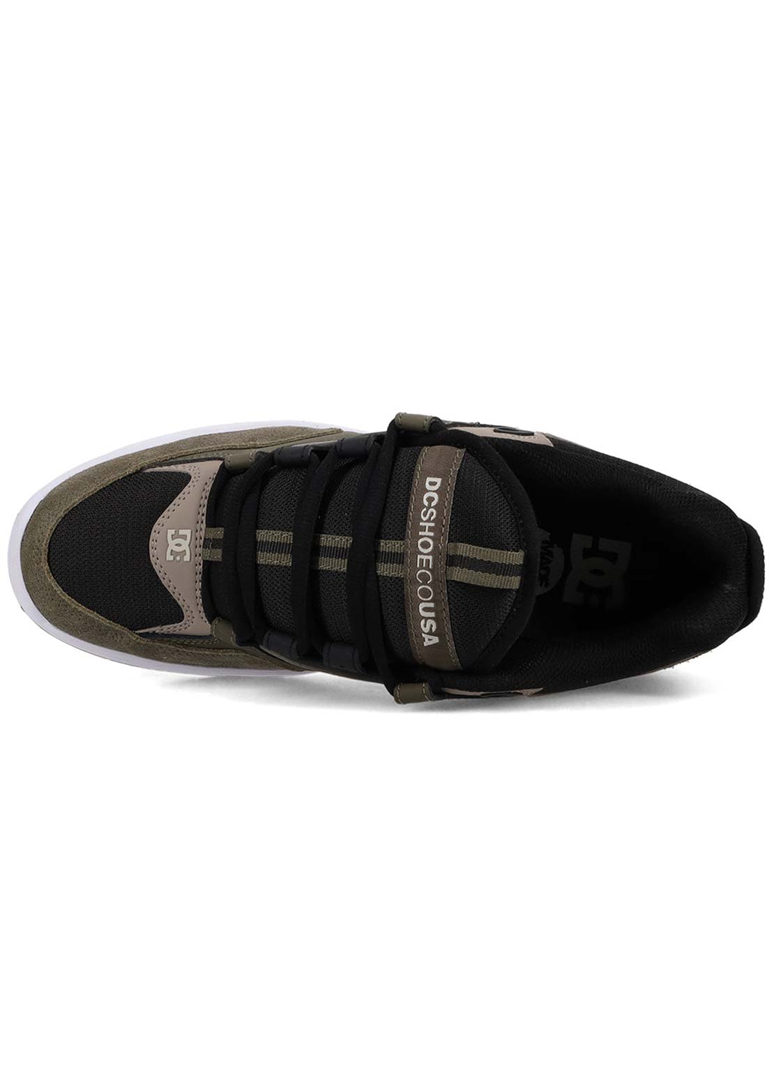 DC Men's Kalynx Zero S Skate Shoes Dark Grey/Olive Taupe
