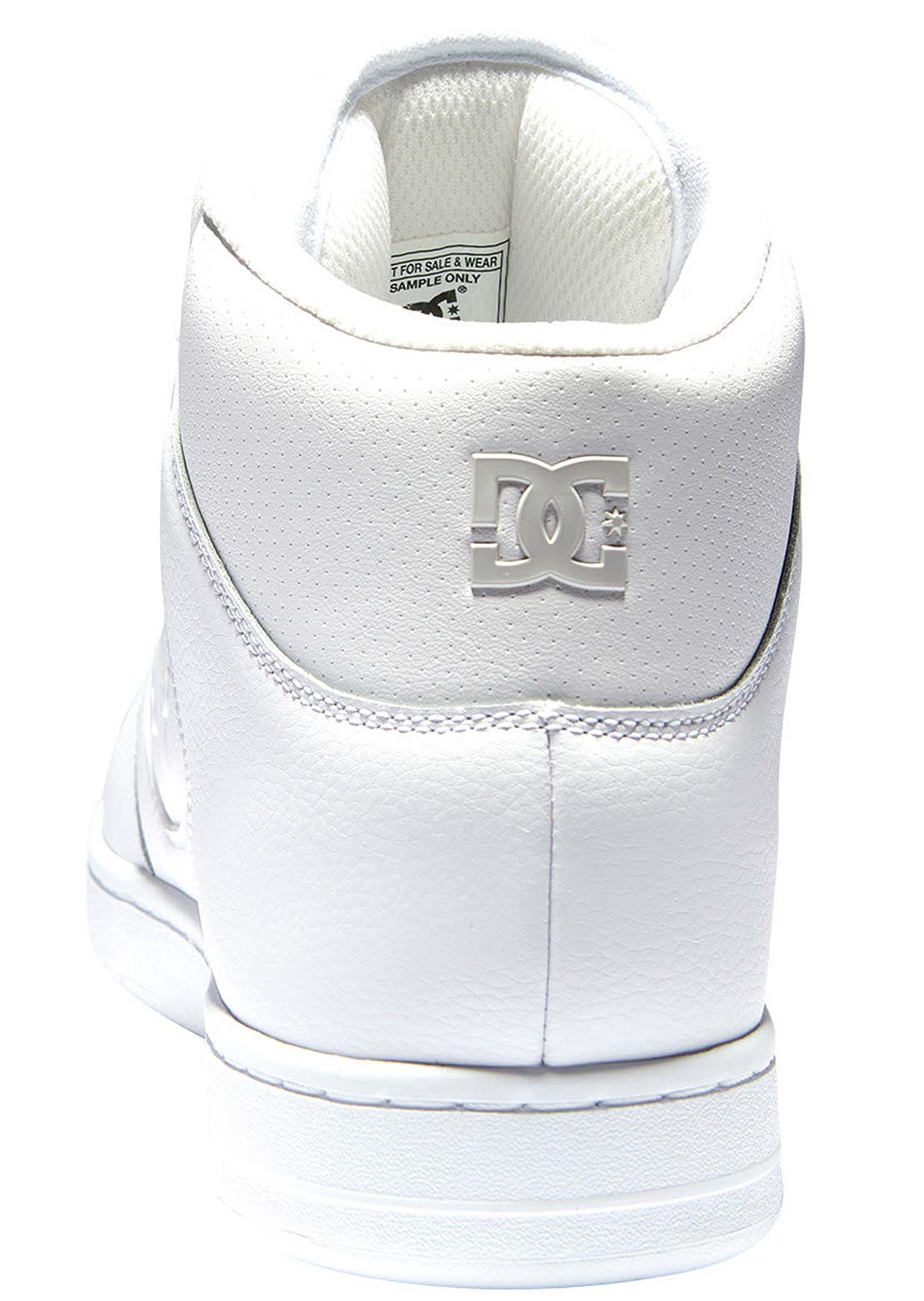 DC Men's Manteca 4 Hi Skate Shoes White/White/Battleship