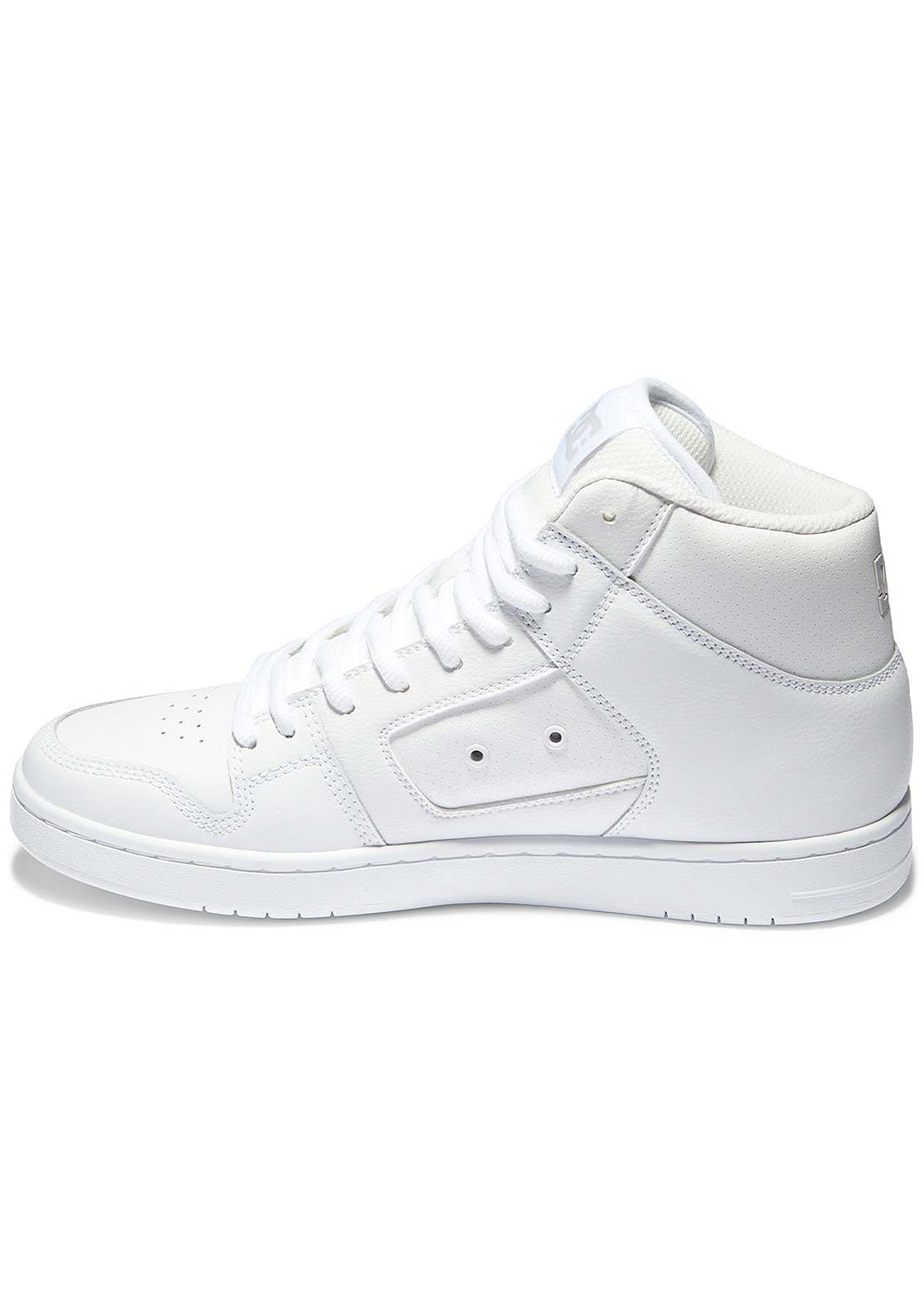 DC Men's Manteca 4 Hi Skate Shoes White/White/Battleship