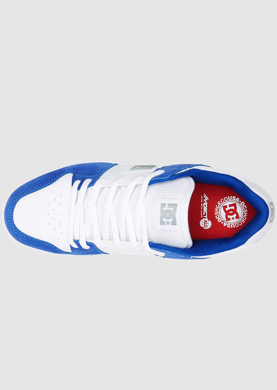 DC Men's Manteca 4 Skate Shoes Blue/White