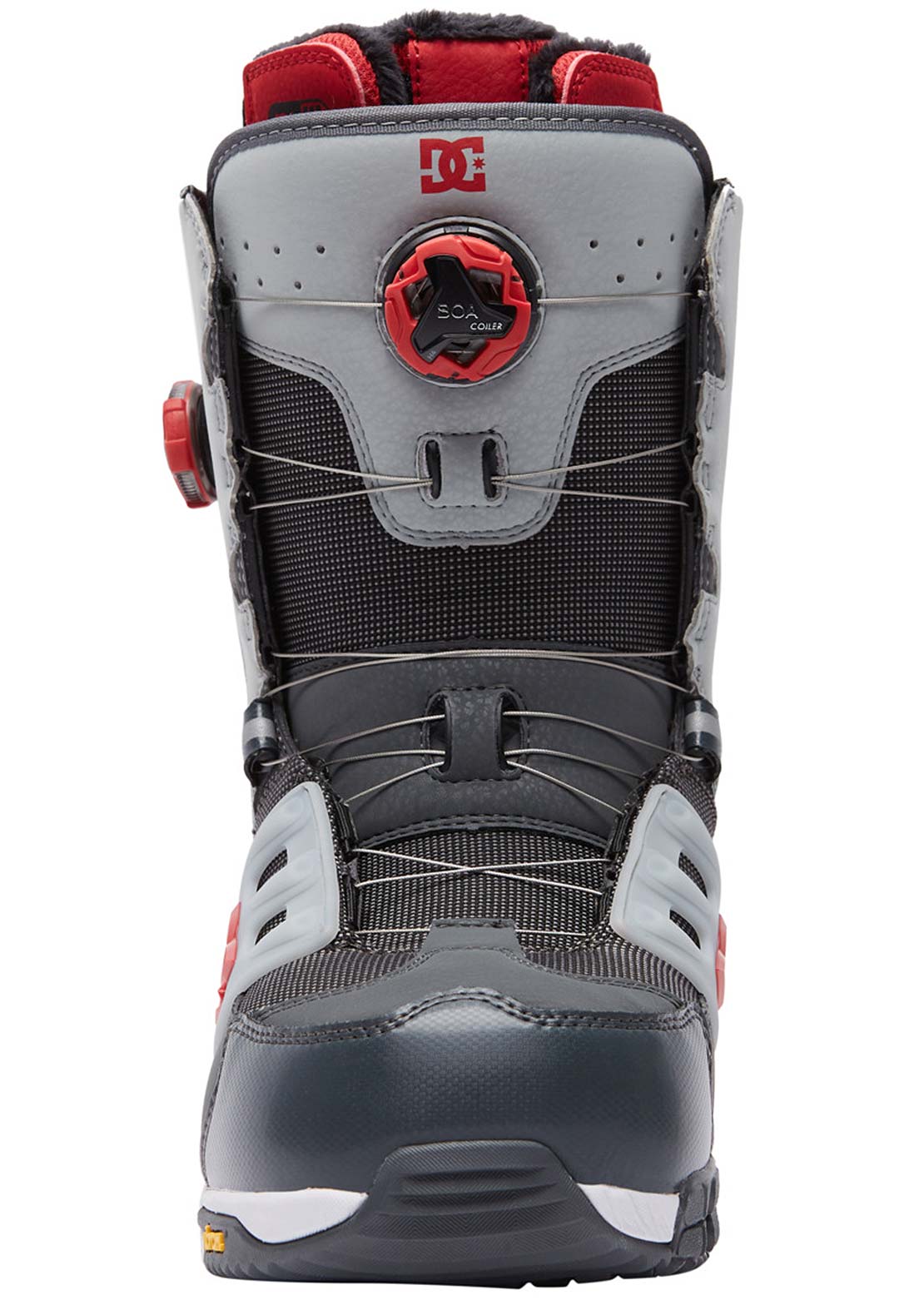 DC Men&#39;s Phantom Snowboard Boots Grey/Grey/Red