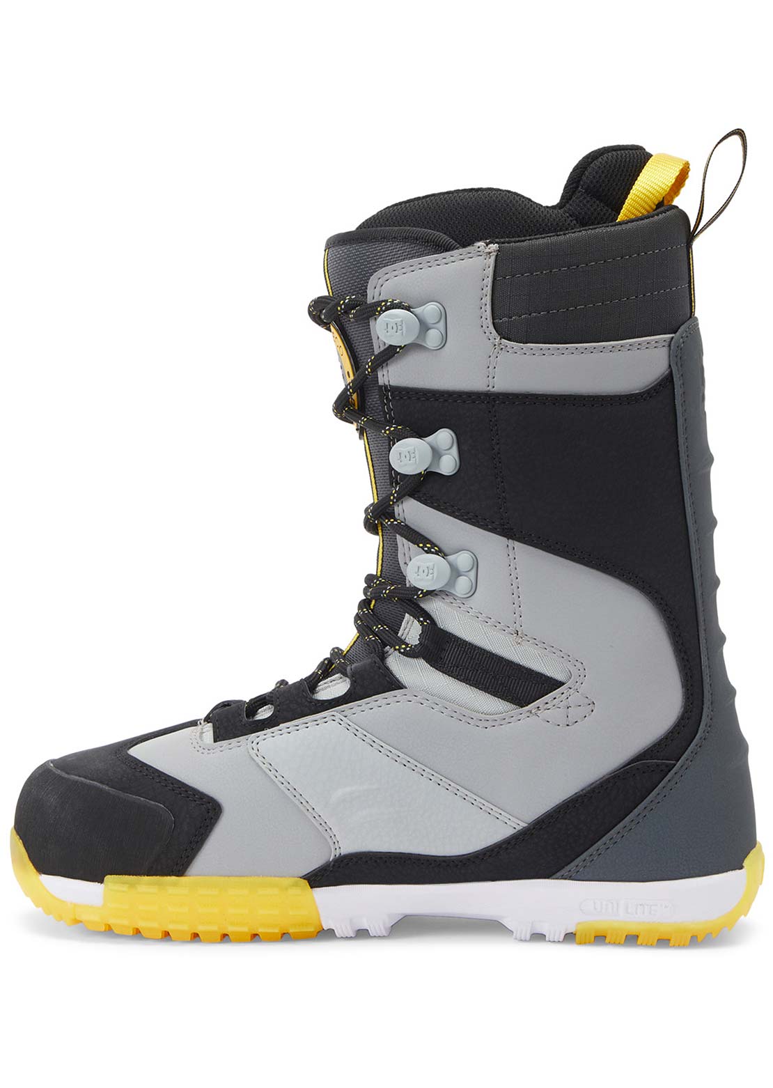 DC Men&#39;s Premier Hybrid Snowboard Boots Black/Grey/Yellow
