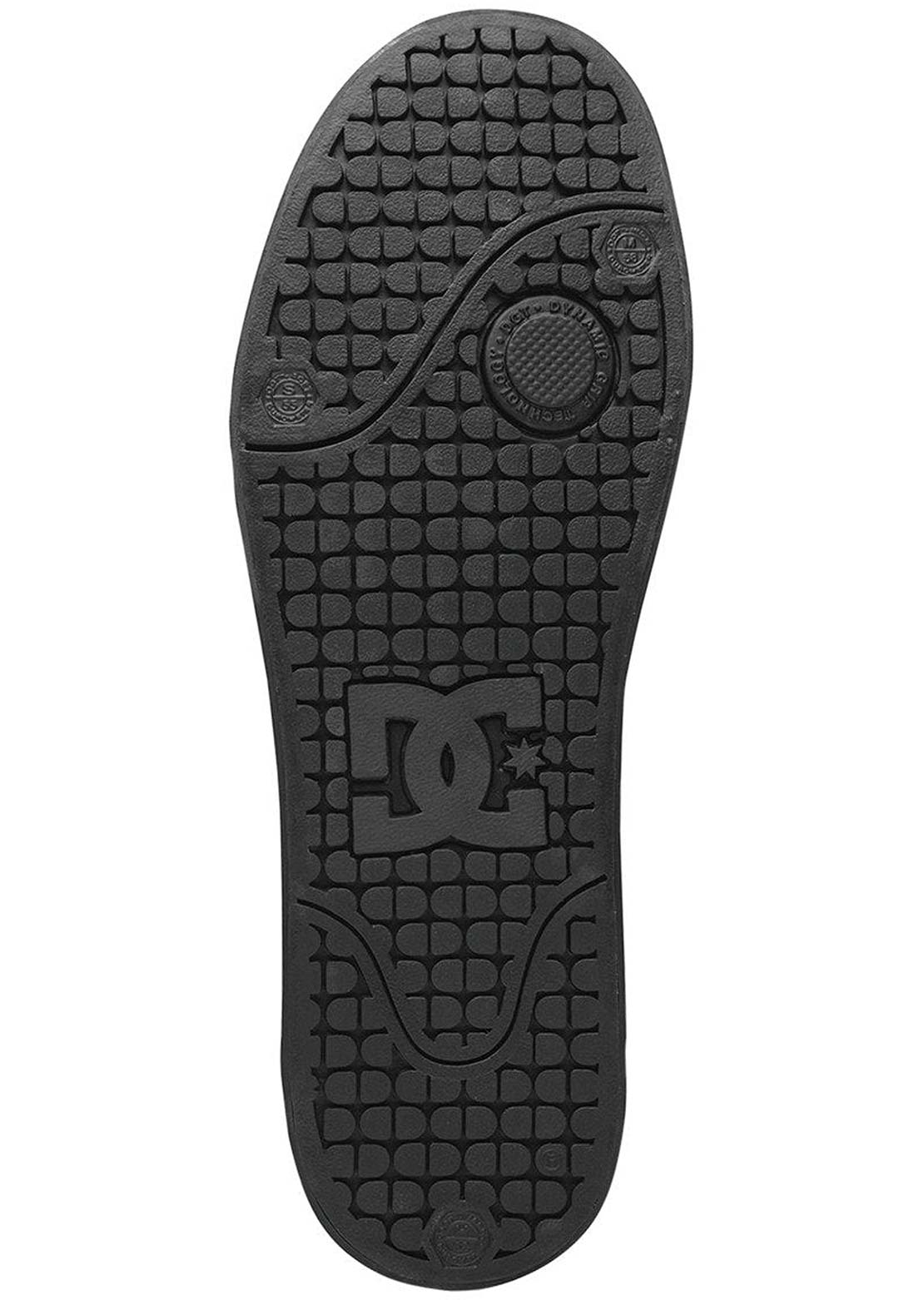 DC Men's Pure Skate Shoes Black/Pirate Black