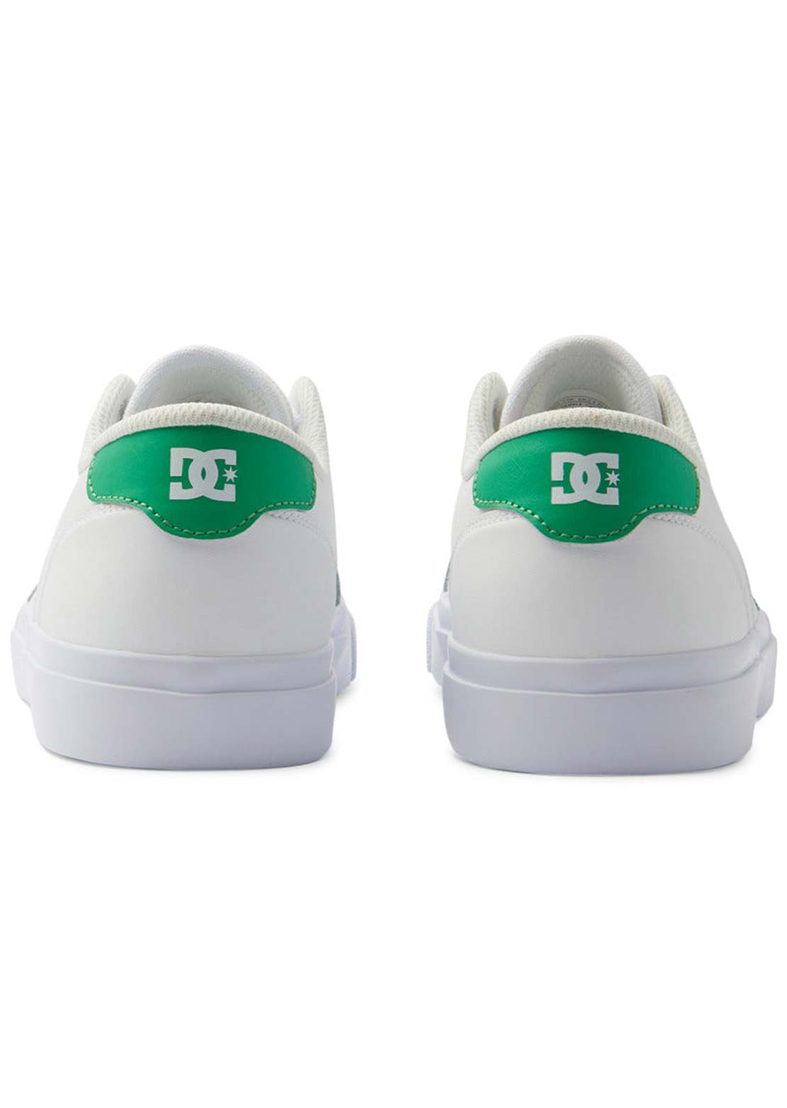 DC Men's Teknic Skate Shoes White/Green