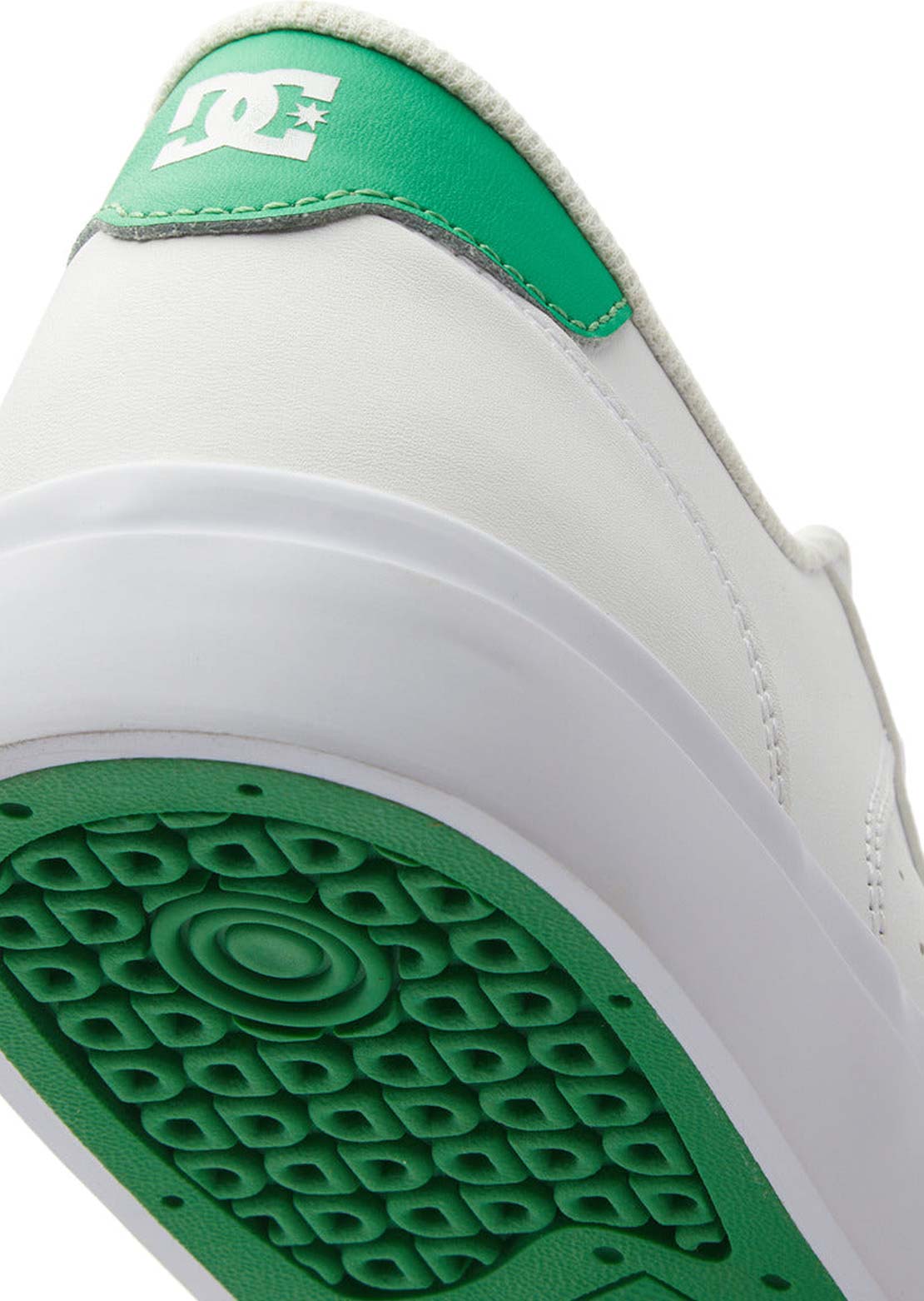DC Men's Teknic Skate Shoes White/Green