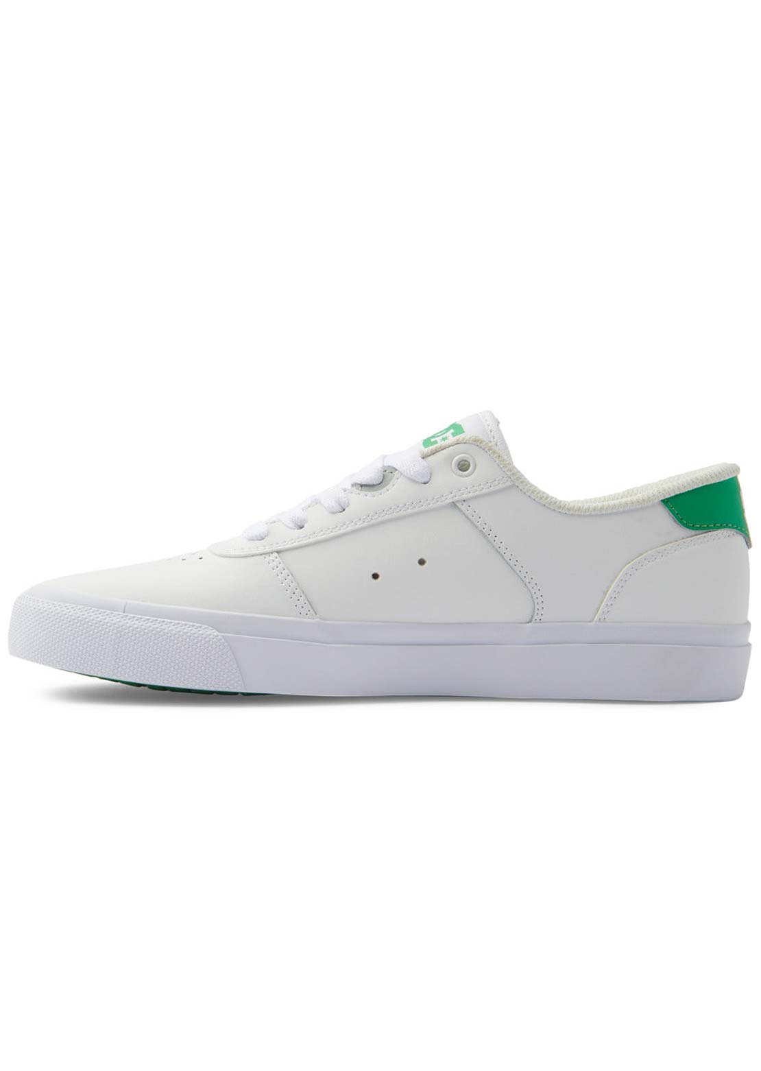 DC Men's Teknic Skate Shoes White/Green