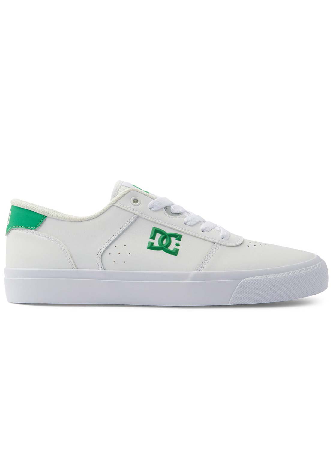 DC Men's Teknic Skate Shoes White/Green
