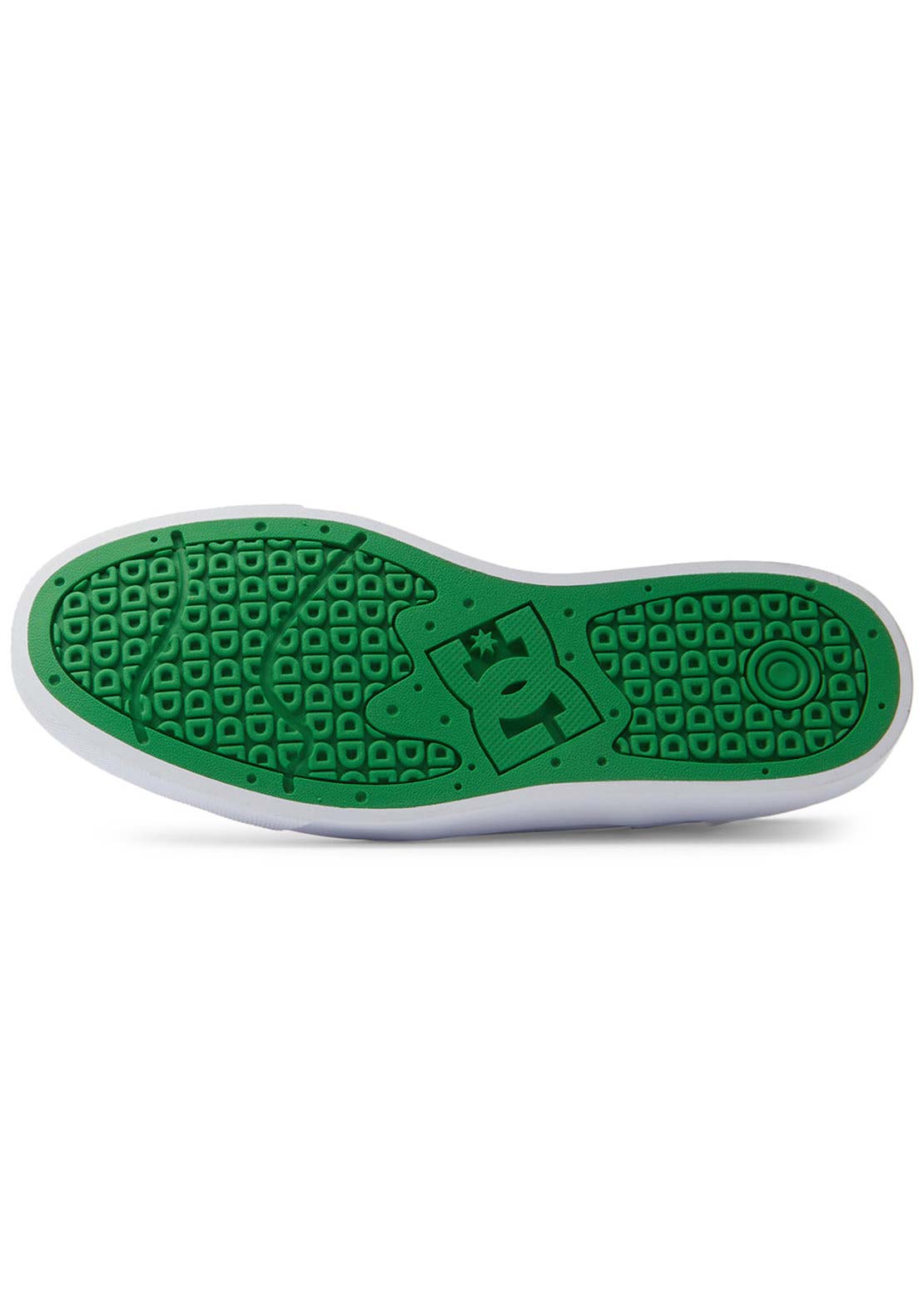 DC Men's Teknic Skate Shoes White/Green