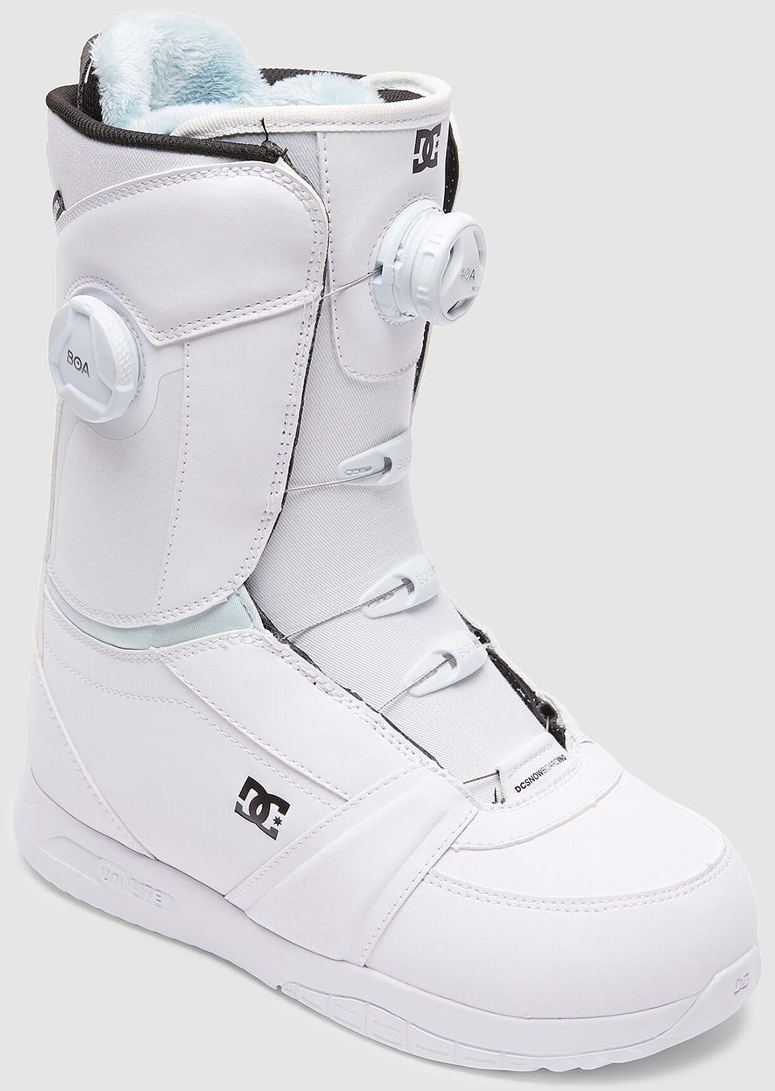 DC Women&#39;s Lotus Snowboard Boots White/White/Black