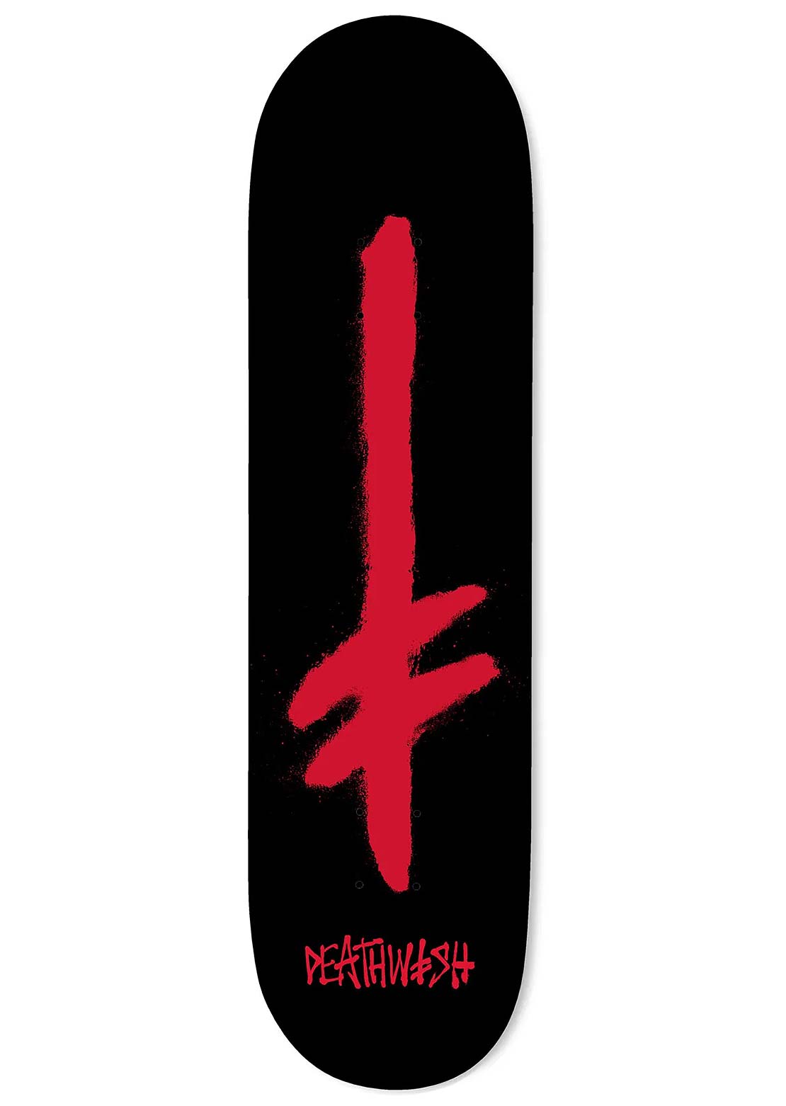 Deathwish Unisex Gang Spray Skateboard Deck Black/Red