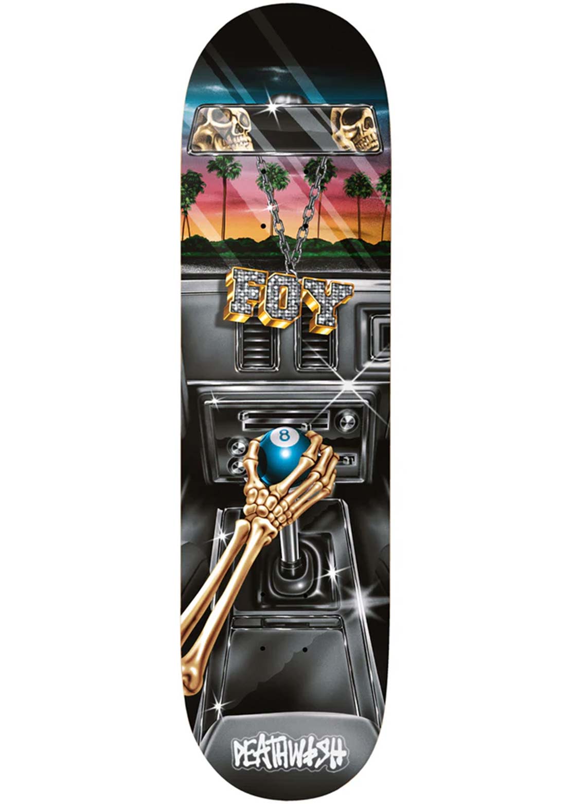 Deathwish Unisex Jamie Foy Art By Samborgini Shifter Skateboard Deck