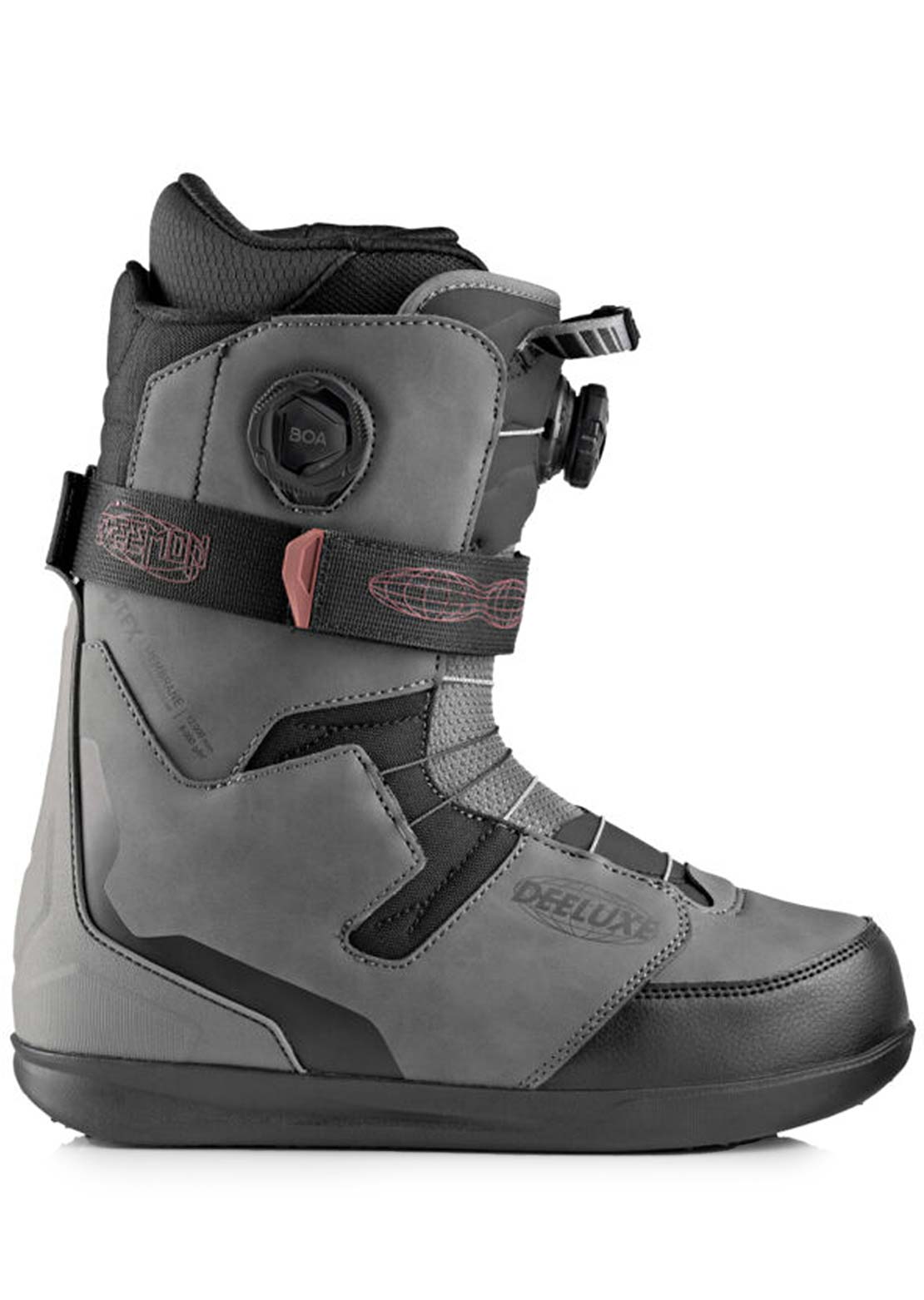 Deeluxe Unisex Deemon Pro Snowboard Boots Mercury Grey