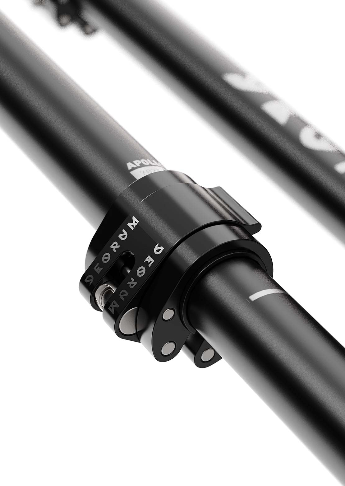 Deorum Unisex Apollo Freeride Regular Baskets Ski Poles Black