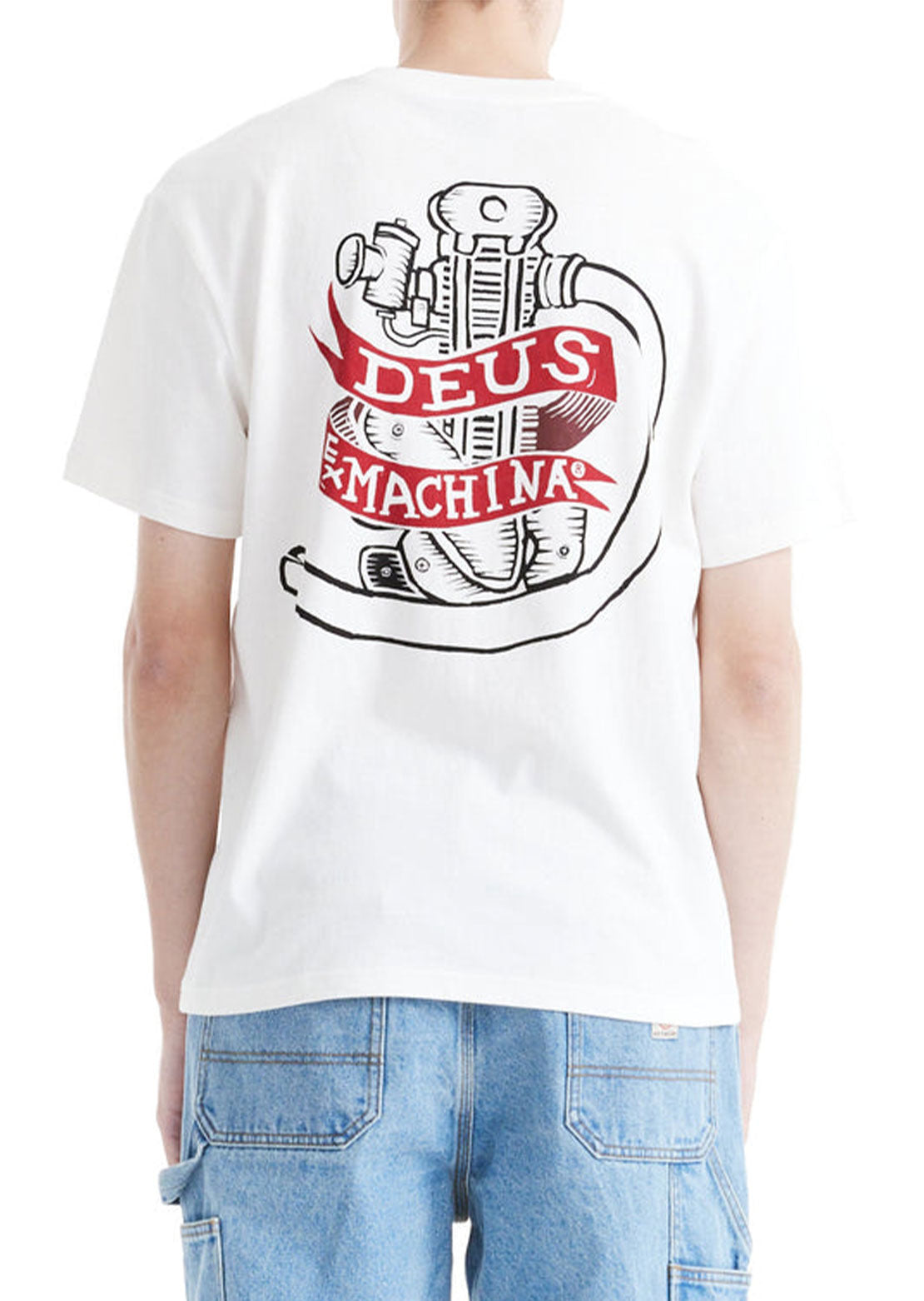 Deus Men's Jailer Sappy T-Shirt White