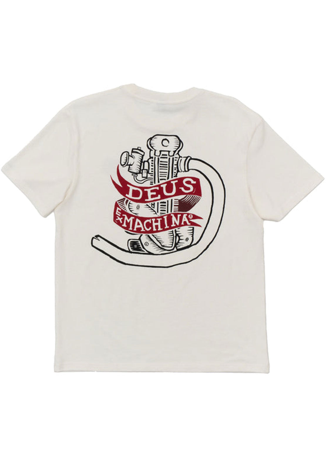 Deus Men's Jailer Sappy T-Shirt White
