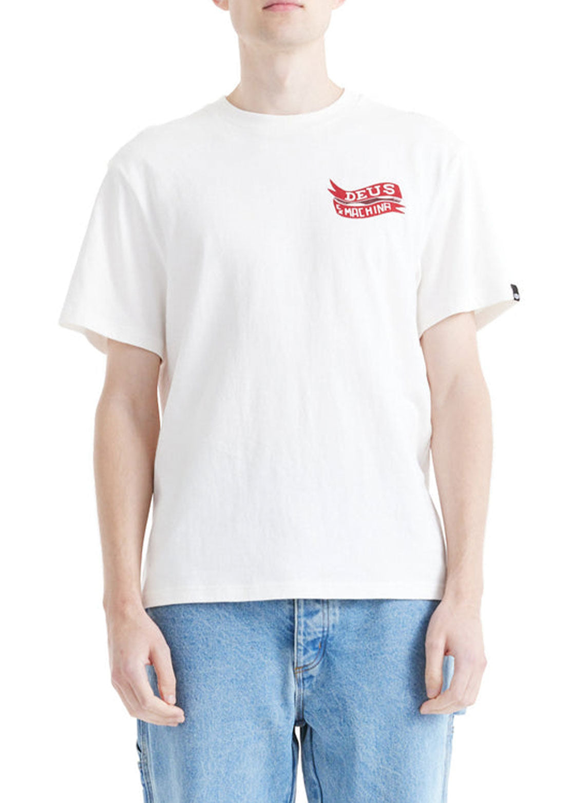 Deus Men's Jailer Sappy T-Shirt White