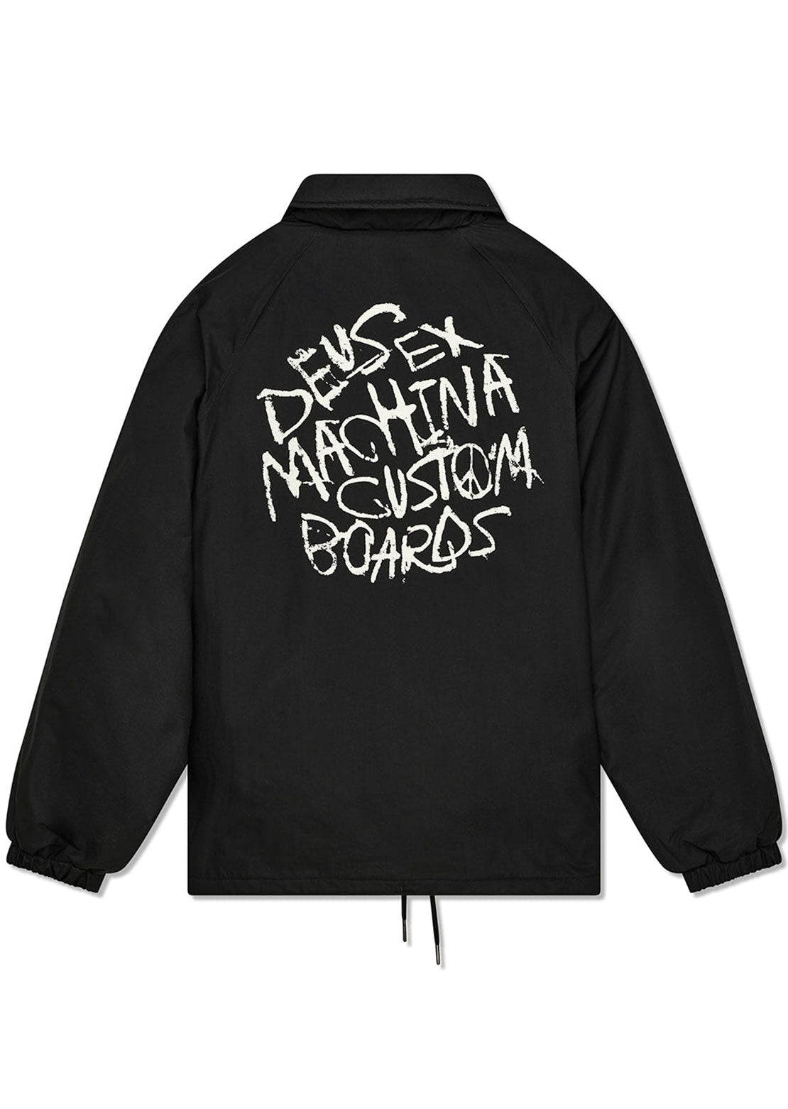 Deus Men's Scrawler Coach Jacket Anthracite