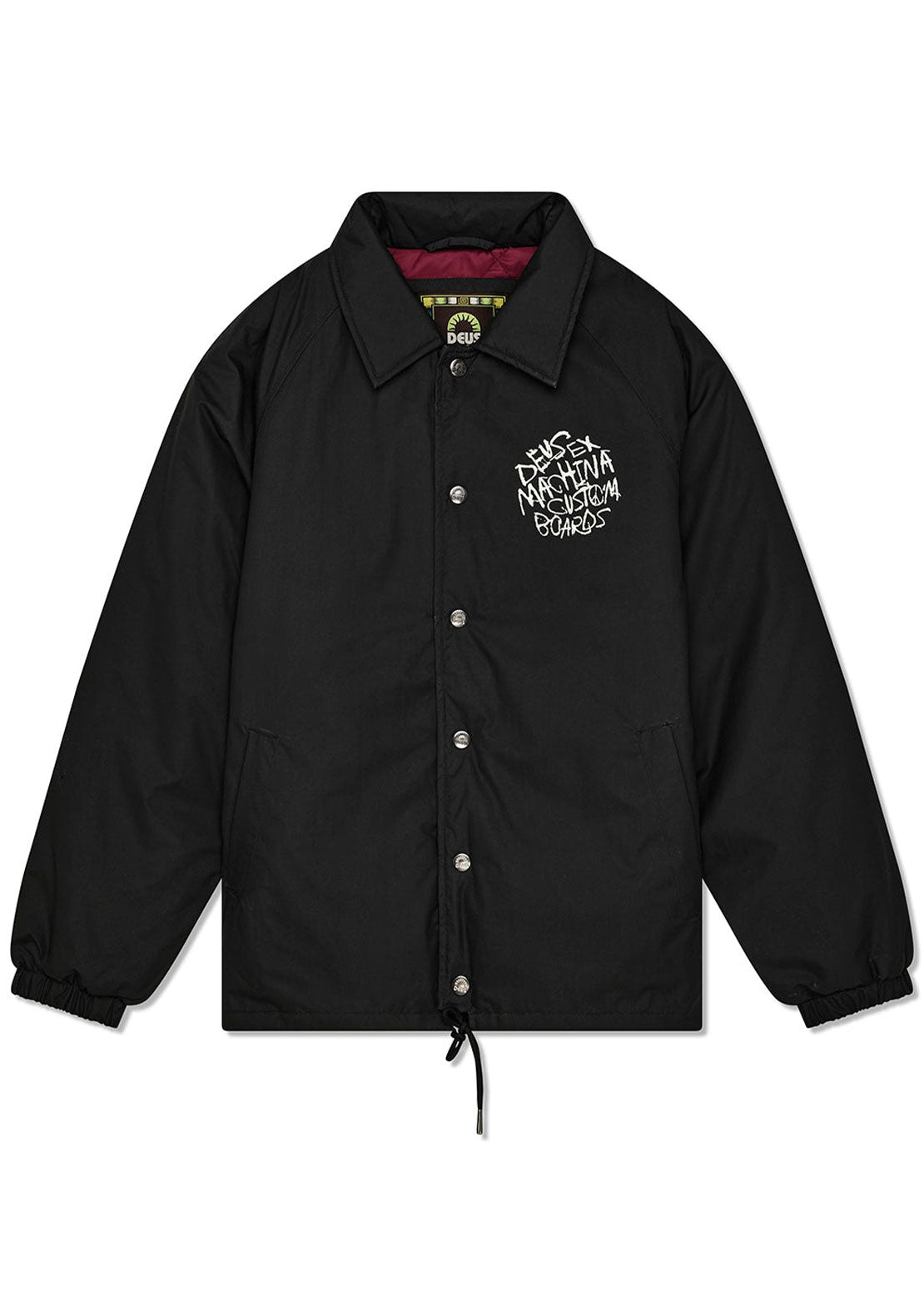 Deus Men's Scrawler Coach Jacket Anthracite