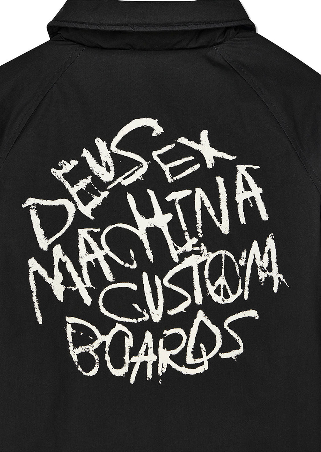 Deus Men's Scrawler Coach Jacket Anthracite