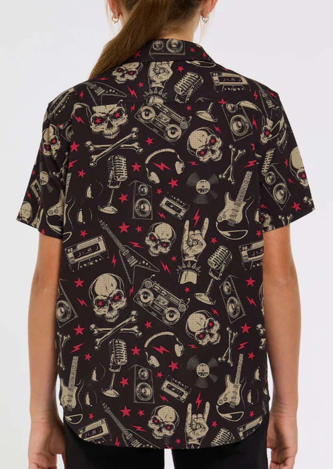 DHaRCO Junior Tech Party Button Up Shirt