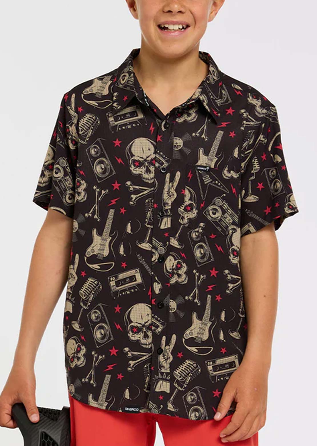 DHaRCO Junior Tech Party Button Up Shirt