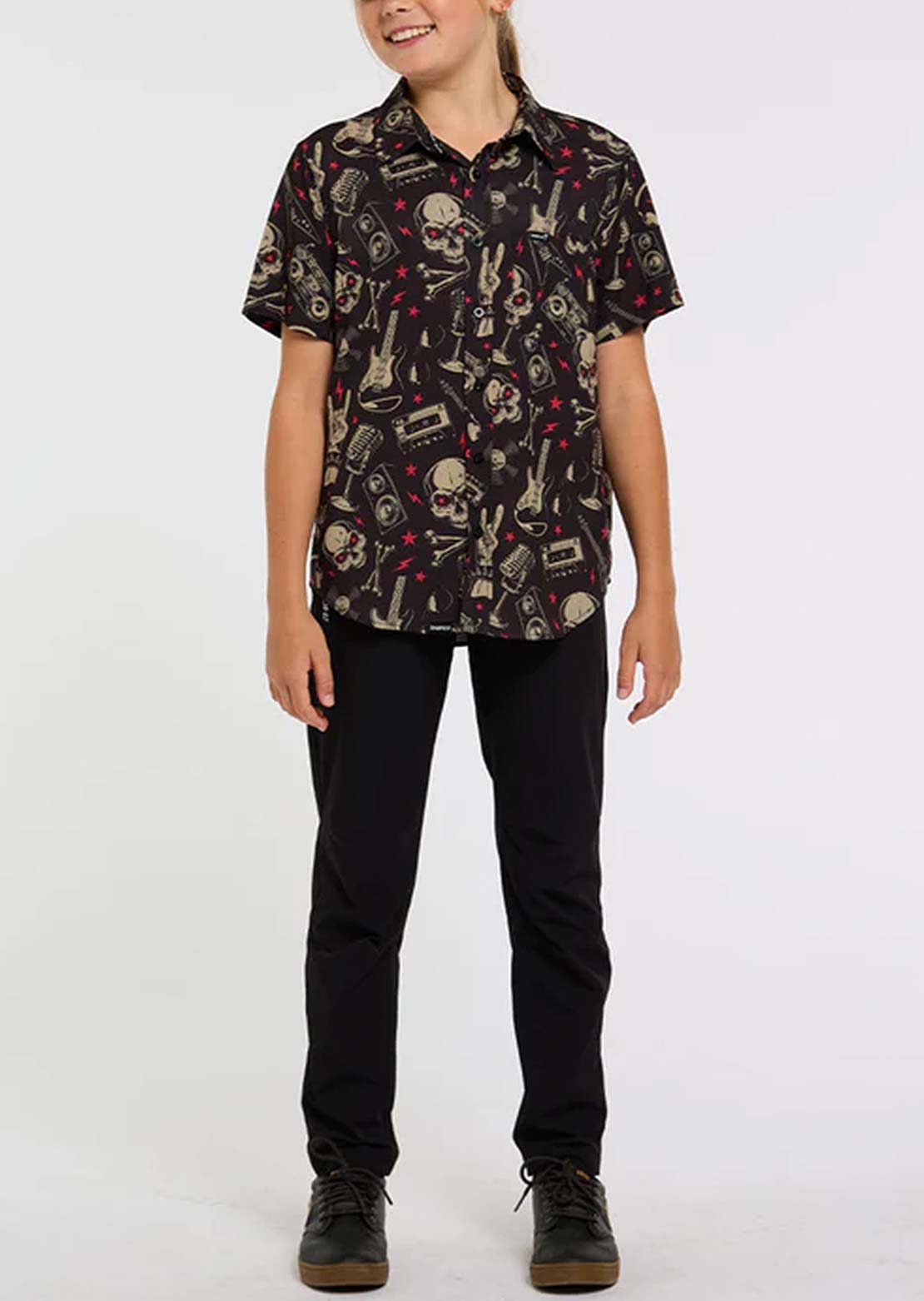 DHaRCO Junior Tech Party Button Up Shirt