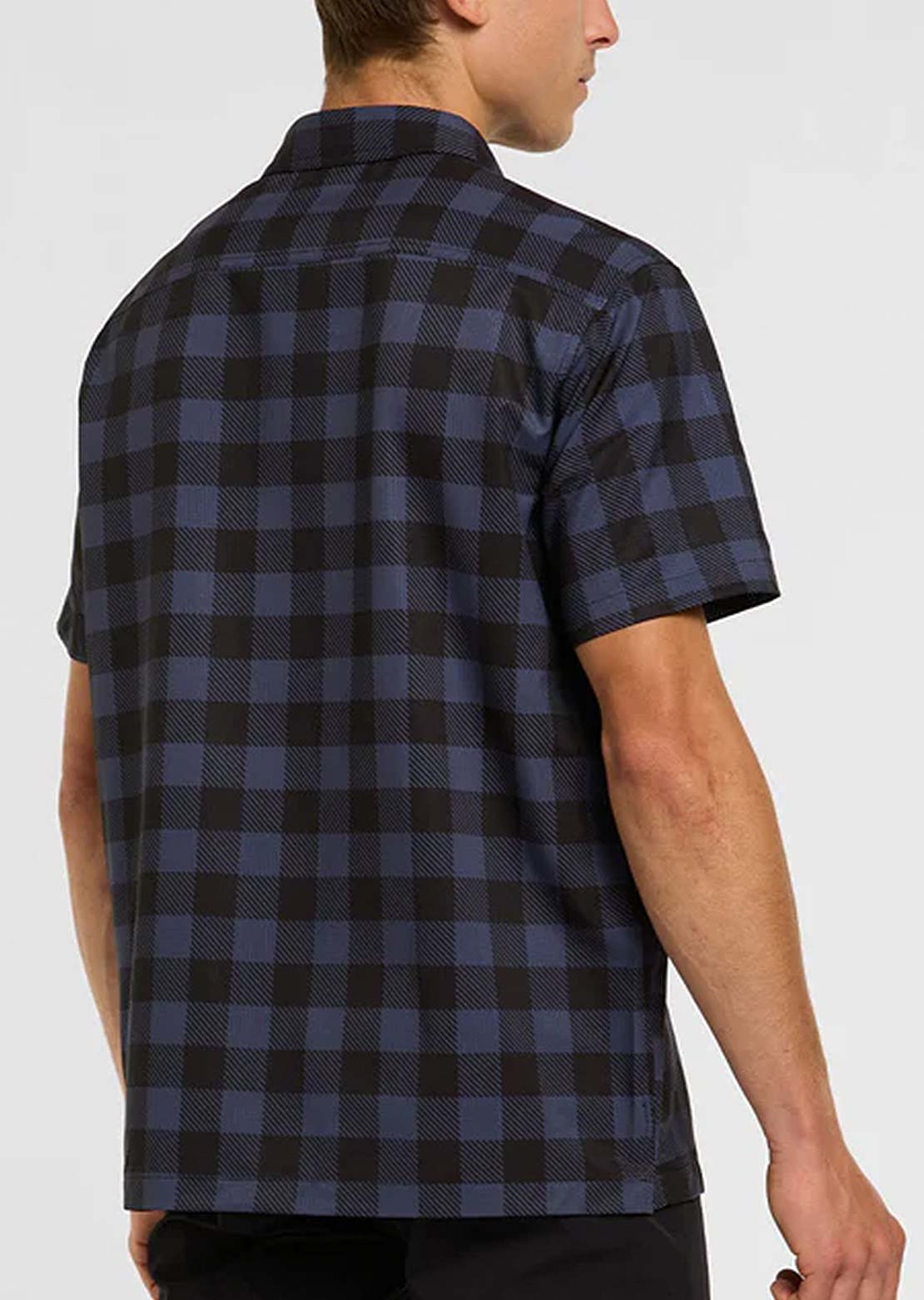 DHaRCO Men's Tech Party Button Up Shirt Jet