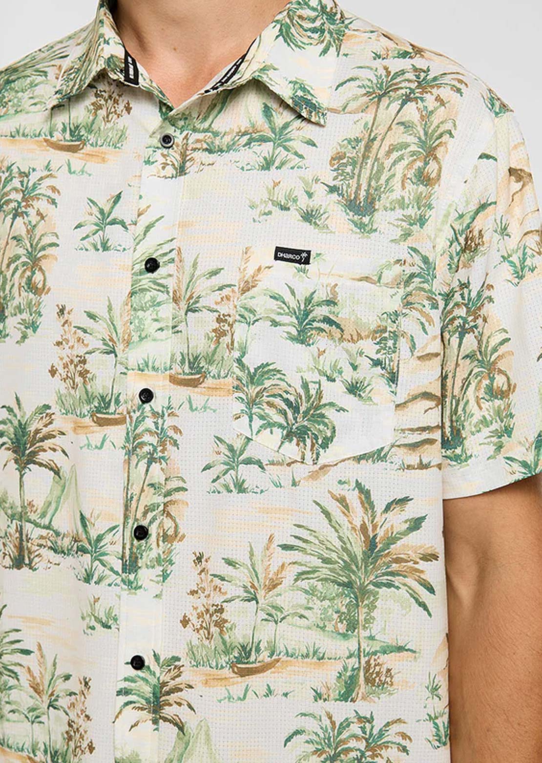 DHaRCO Men's Tech Party Button Up Shirt Lost