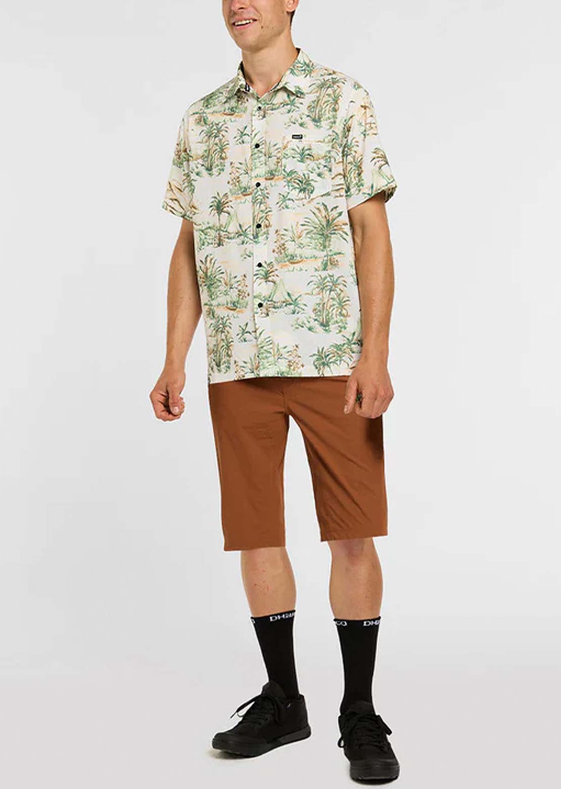DHaRCO Men's Tech Party Button Up Shirt Lost