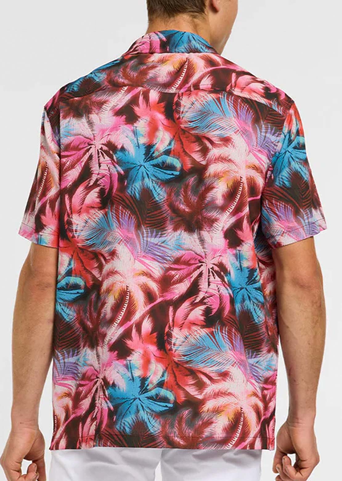 DHaRCO Men's Tech Party Button Up Shirt Nebula