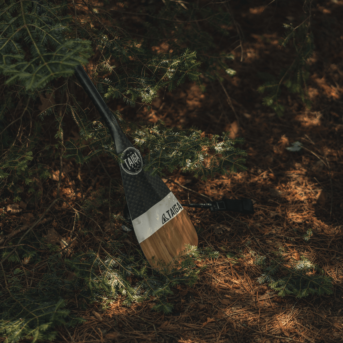 DIAMOND PADDLE - WOOD CARBON 12k - Fix 1 piece