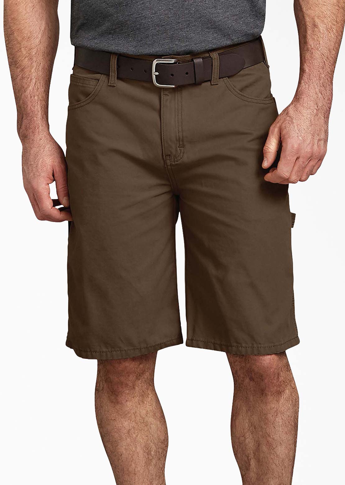 Dickies Men's 11" Lightweight Duck Carpenter Shorts Rinsed Timber