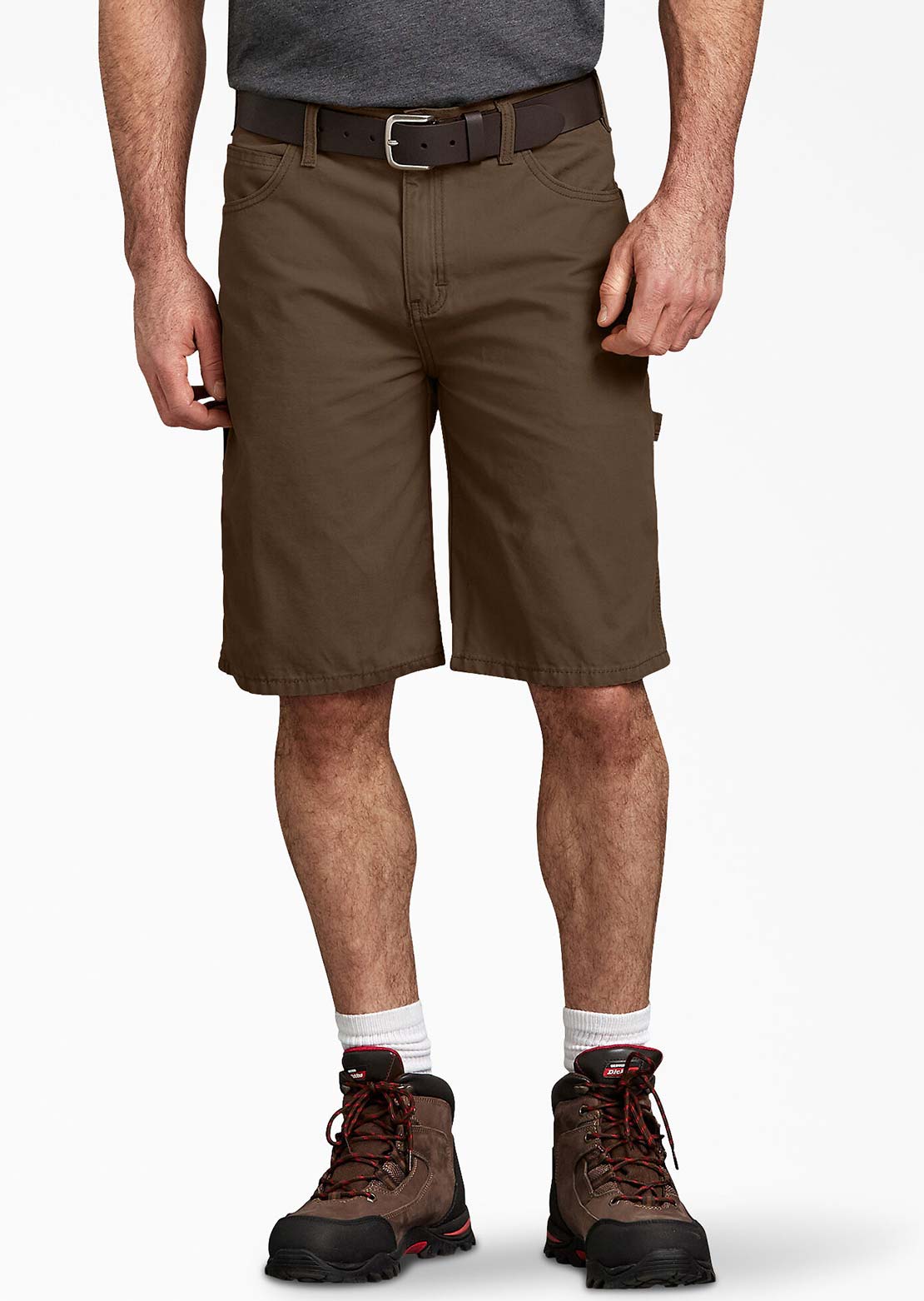 Dickies Men's 11" Lightweight Duck Carpenter Shorts Rinsed Timber