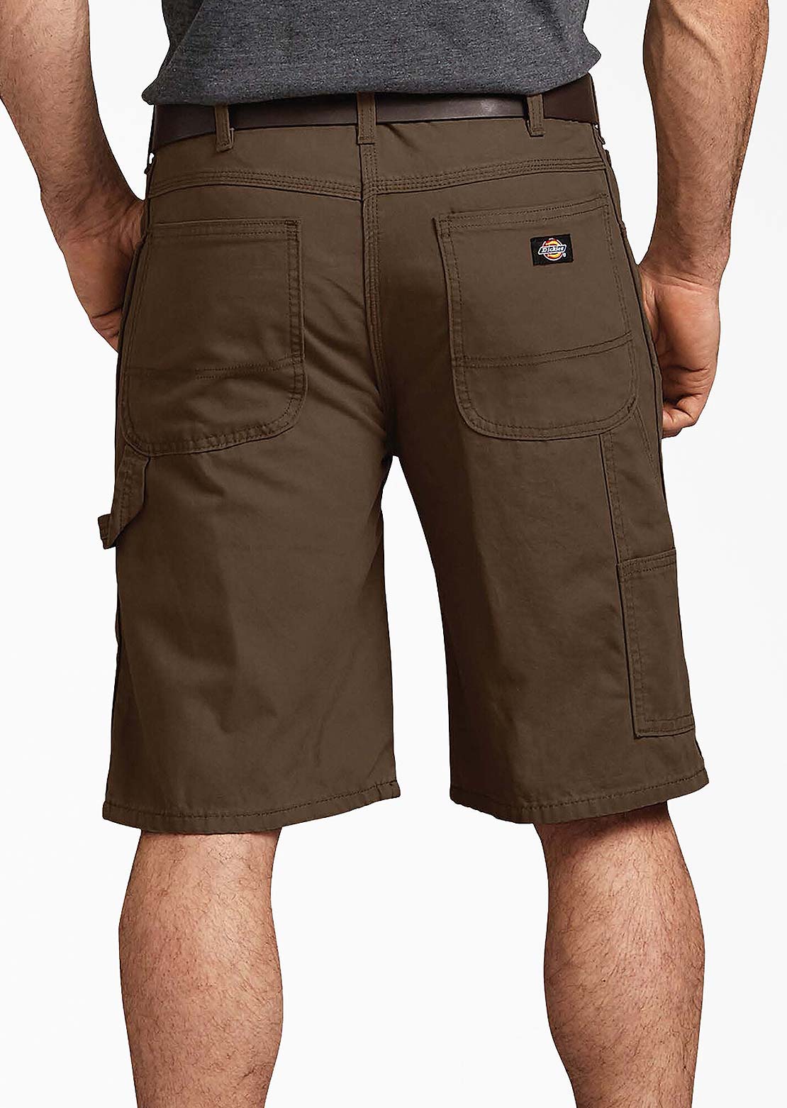 Dickies Men's 11" Lightweight Duck Carpenter Shorts Rinsed Timber