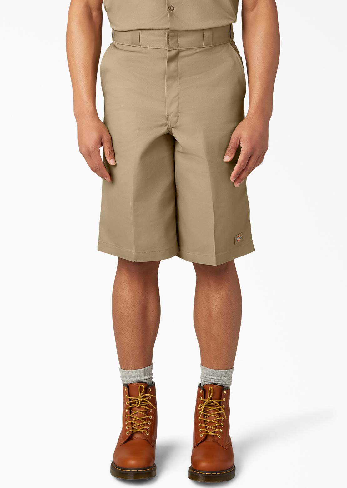 Dickies Men's 13" Loose Fit Multi-Pocket Work Shorts Khaki