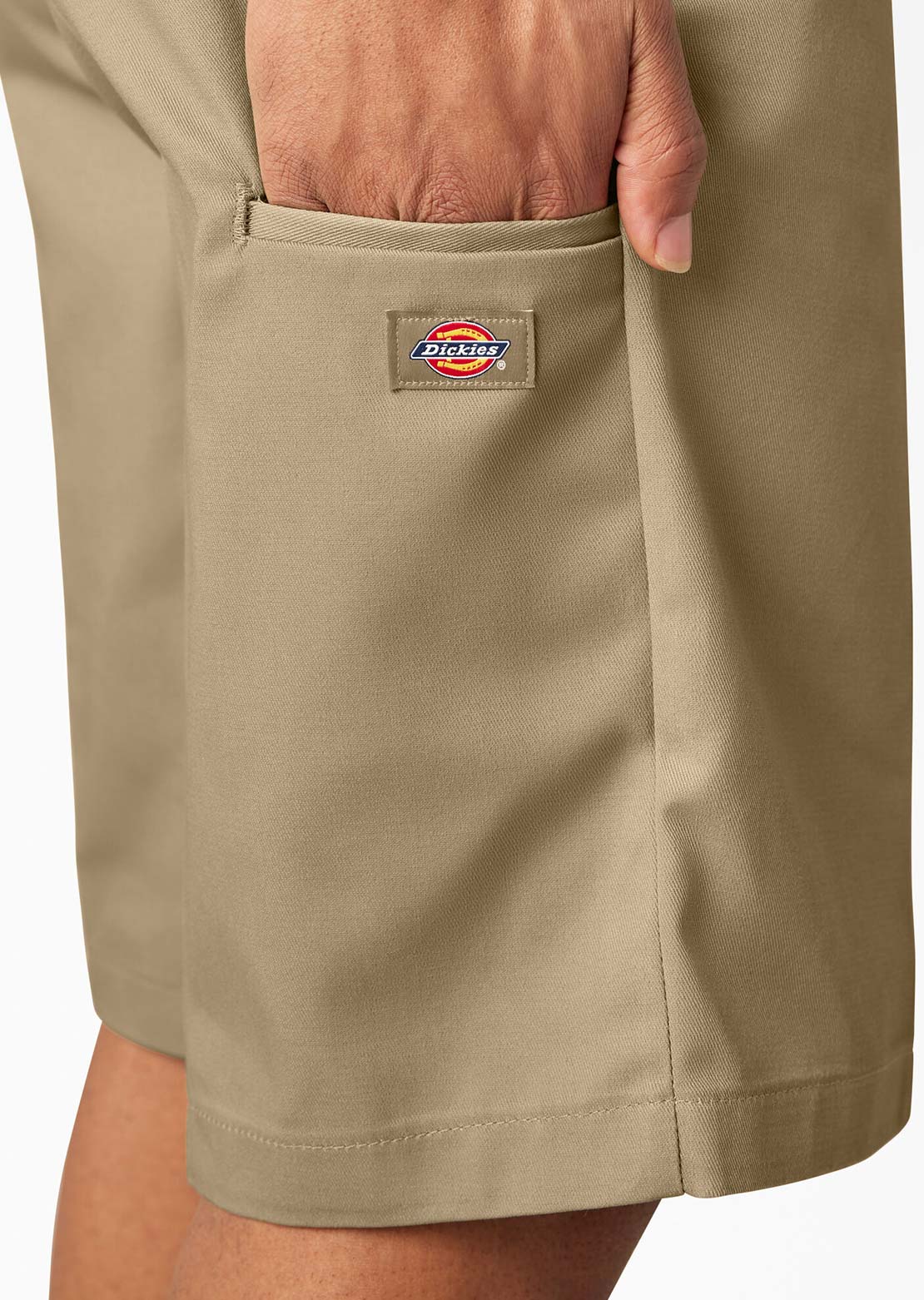 Dickies Men's 13" Loose Fit Multi-Pocket Work Shorts Khaki