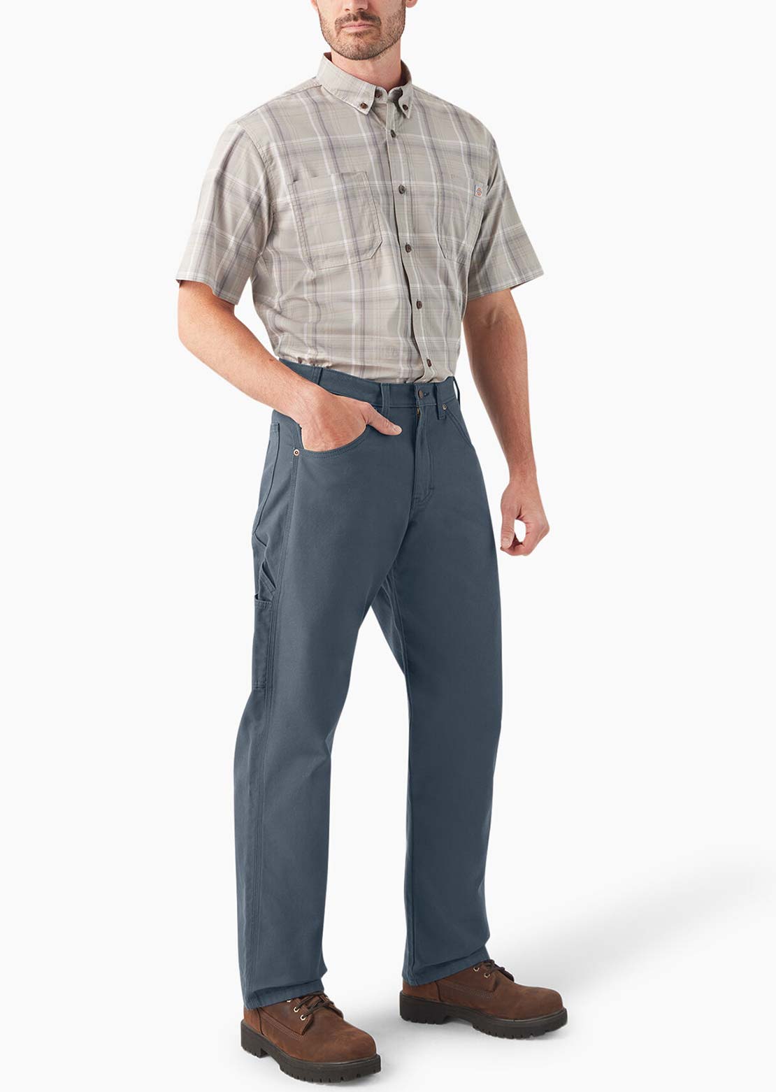 Dickies Men's Duck Relaxed Utility Jeans Airforce Blue