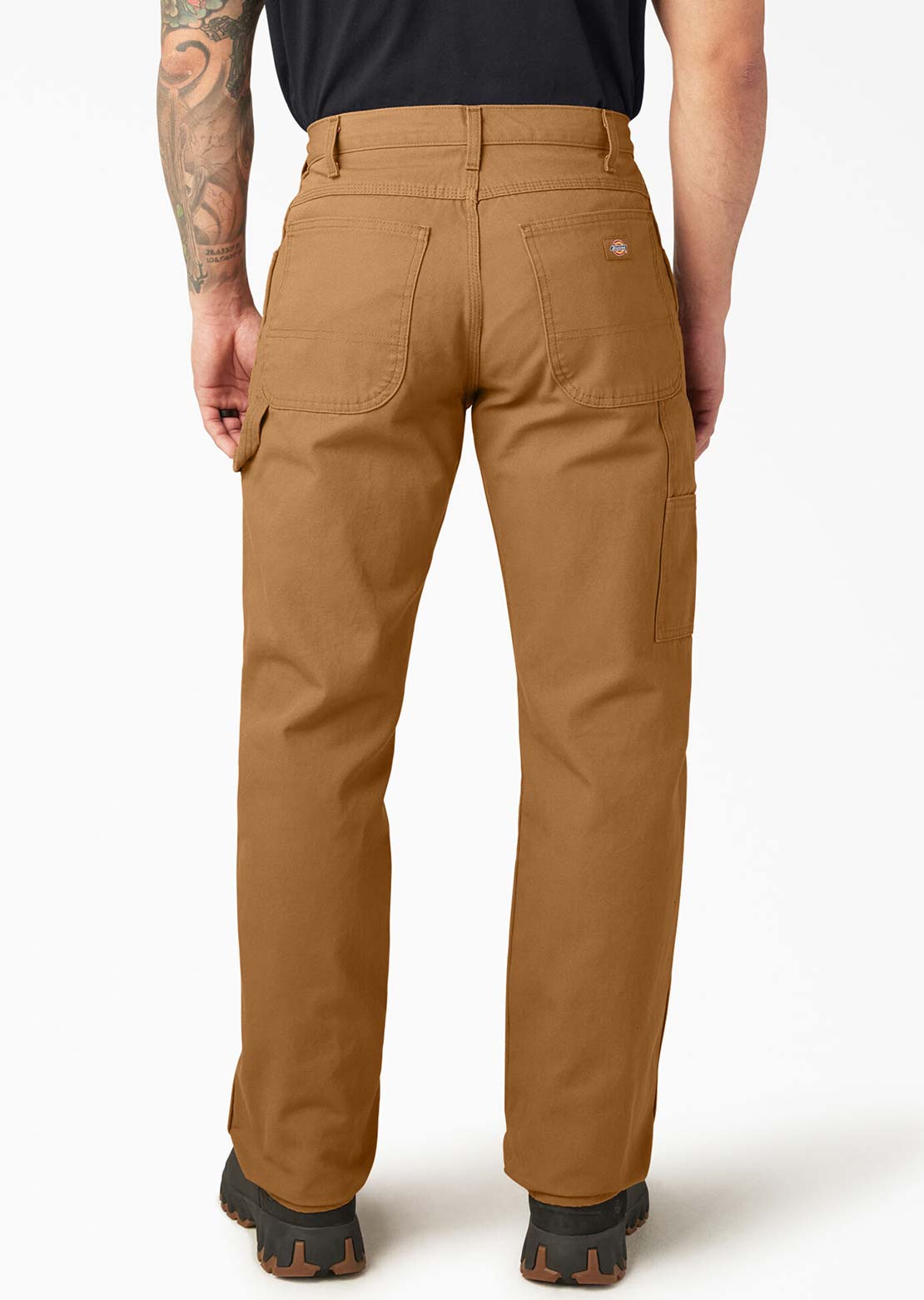Dickies Men's Duck Relaxed Utility Jeans Rinsed Brown Duck