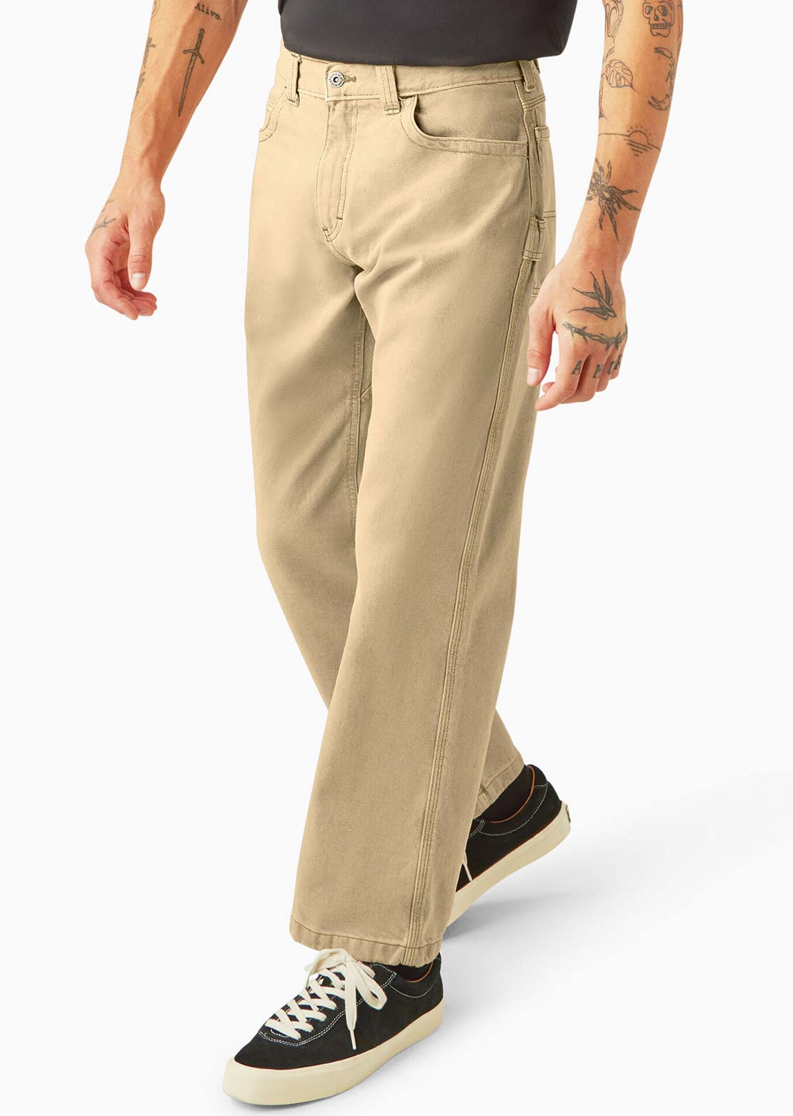 Dickies Men's Skate Denim Pants Khaki