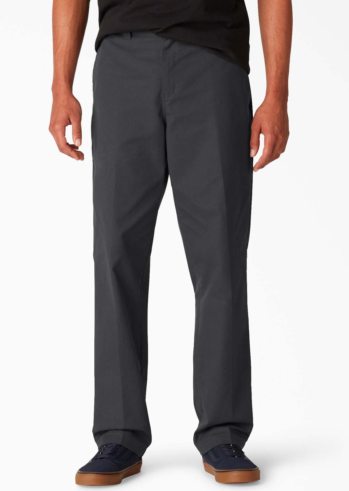 Dickies Men's Slim Straight Skate Pants Black