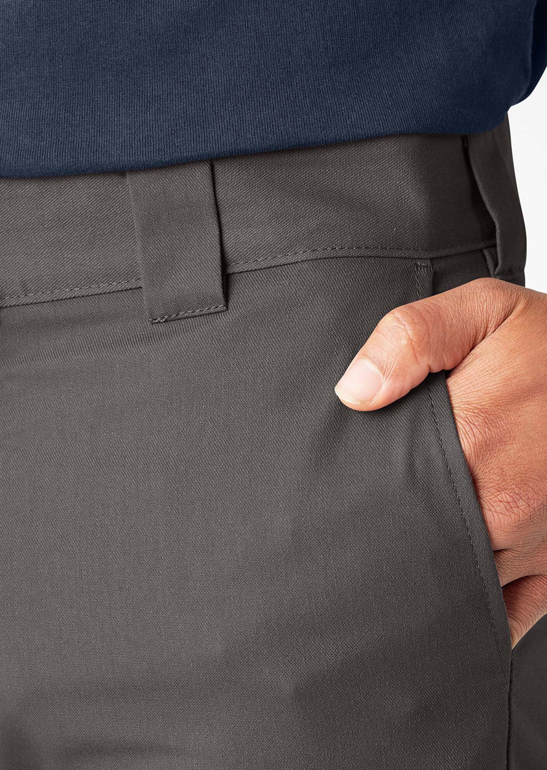 Dickies Men's Slim Taper Twill Work Pants Gravel Gray