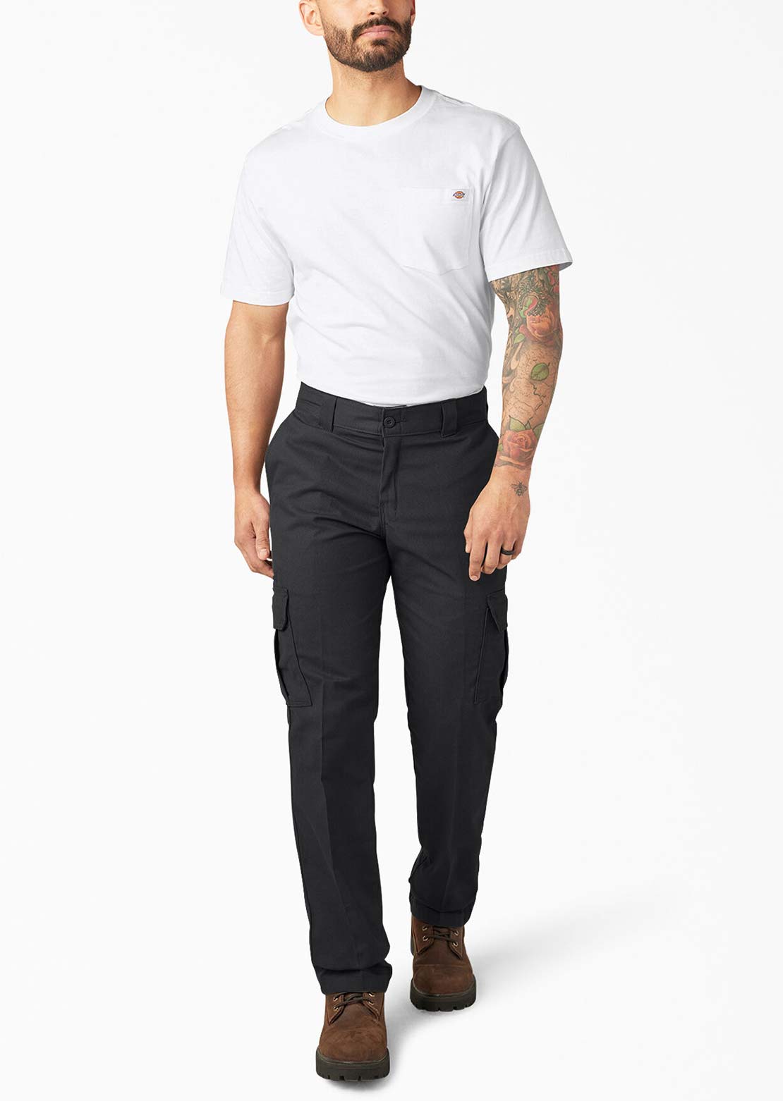 Dickies Men's Twill Cargo Pants Black
