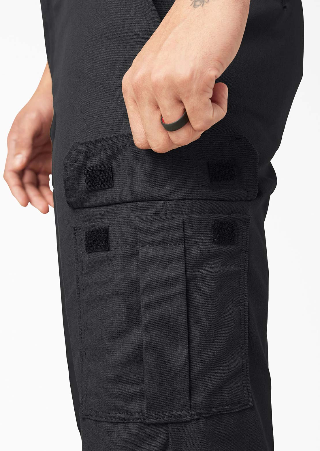 Dickies Men's Twill Cargo Pants Black